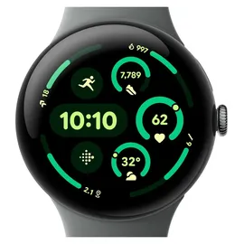 Google Pixel Watch 3 45 mm Bluetooth matte hazel Sportarmband hazel