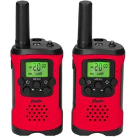 Alecto Walkie Talkie 2er Set für Kinder, 7 km Reichw., rot/schw.