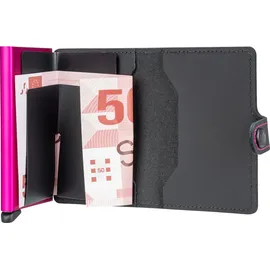 Secrid Miniwallet Matte Black & Fuchsia