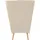 OTTO home Ohrensessel Salla Fellimitat 78 x 118 x 94 cm Beige mit Hocker