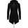 Urban Classics Damen Ladies Sweat Damen Gr 3XL schwarz 63 Baumwolle 37 Polyester unifarben Sweatjacken Sweatjacke