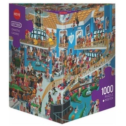 HEYE Puzzle 299347 – Chaotic Casino, Oesterle – 1000 Teile, 70 x 50 cm, 1000 Puzzleteile bunt