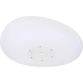 smartwares Solarleuchte Kunststoff Ø 40 cm 1er Set weiß