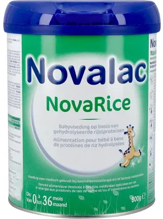 Novalac NovaRice Ernährung Auf Reisbasis Babys 0-36 Monate 800g