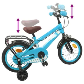 vidaXL Kinderfahrrad 12 Zoll Himmelblau
