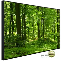 papermoon Infrarotheizung »EcoHeat - Wald im Frühling«, Matt-Effekt - bunt