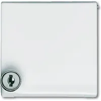 Busch-Jaeger Zwischenring ws mit Klappdeckel 2118 GKSL-32