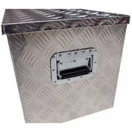 Güde Transportbox Aluminium 165 l grau abschließbar
