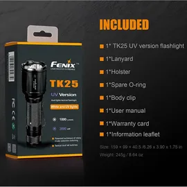 Fenix TK25 UV LED Taschenlampe