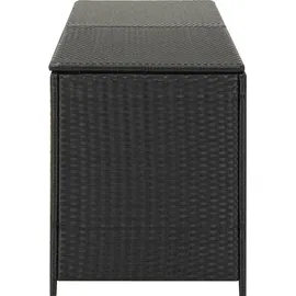 furnicato Gartenbox 200 x 50 x 60 cm Schwarz