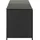 furnicato Gartenbox 200 x 50 x 60 cm Schwarz