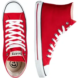 Ethletic White Cap Hi Cut Sneaker cranberry red just white