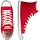 Ethletic White Cap Hi Cut Sneaker cranberry red just white