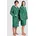Bademantel Dunkel Sage-Arctic Lime XXL