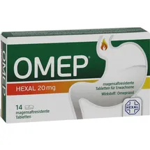 Hexal OMEP HEXAL 20 mg magensaftresistente Tabletten 14 St