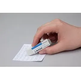 Tombow Radiergummi MONO SAND & RUBBER ERASER weiß, grau, 1 St.