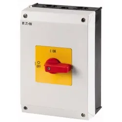 Eaton 207321 EIN-AUS-Schalter, 3-polig, 32 A, NOT-AUS-Funktion, Aufbau P1-32/I2-RT