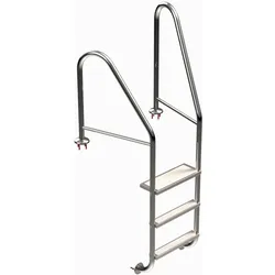 Eichenwald Poolleiter Modell 07 Marina Öffentlich Flanschmontage Beckentiefe 780mm 2 Stufen