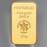 Heraeus 20 g Goldbarren Heraeus