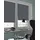 GARDINIA Seitenzugrollo EASYFIX Rollo Thermo 100 x 210 cm grau