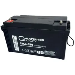 Q-Batteries 12LS-120 / 12V - 128Ah Blei Akku Standard-Typ AGM 10 Jahres Typ