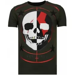 Local Fanatic  T-Shirt God Of War Strass  in Grün, EU M
