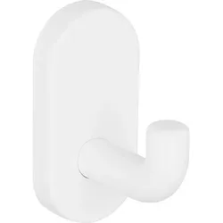Wandhaken Normbau aus Nylon, ohne Befestigung, weiß - 0583100019
