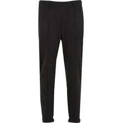 Urban Classics  Hosen Pantalon  Cropped Interlock  in Schwarz, EU XL