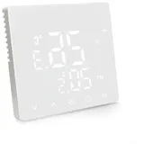 Intelligenter WiFi Thermostat, Programmierbarer Thermostat mit LCD Bildschirm kompatibel für Tuya Smart Home für Fußbodenheizung Gasheizkessel(W Gas Boiler)