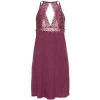 LASCANA Damen Negligé bordeaux Gr.36/38