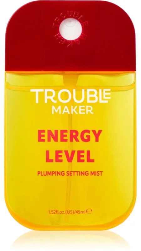 Trouble Maker Energy Level Make-up Fixierspray zur Verjüngung der Gesichtshaut 45 ml