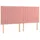 vidaXL Boxspringbett mit Matratze & LED Rosa 160x200 cm Samt