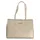 Valentino Ocarina Shopper Synthetik Beige/Weiß