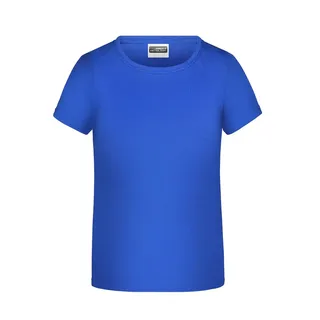 James & Nicholson Basic T-Shirt Mädchen JN744, - blau -