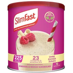 Slim Fast Pulver Himbeere+weiße Schokolade
