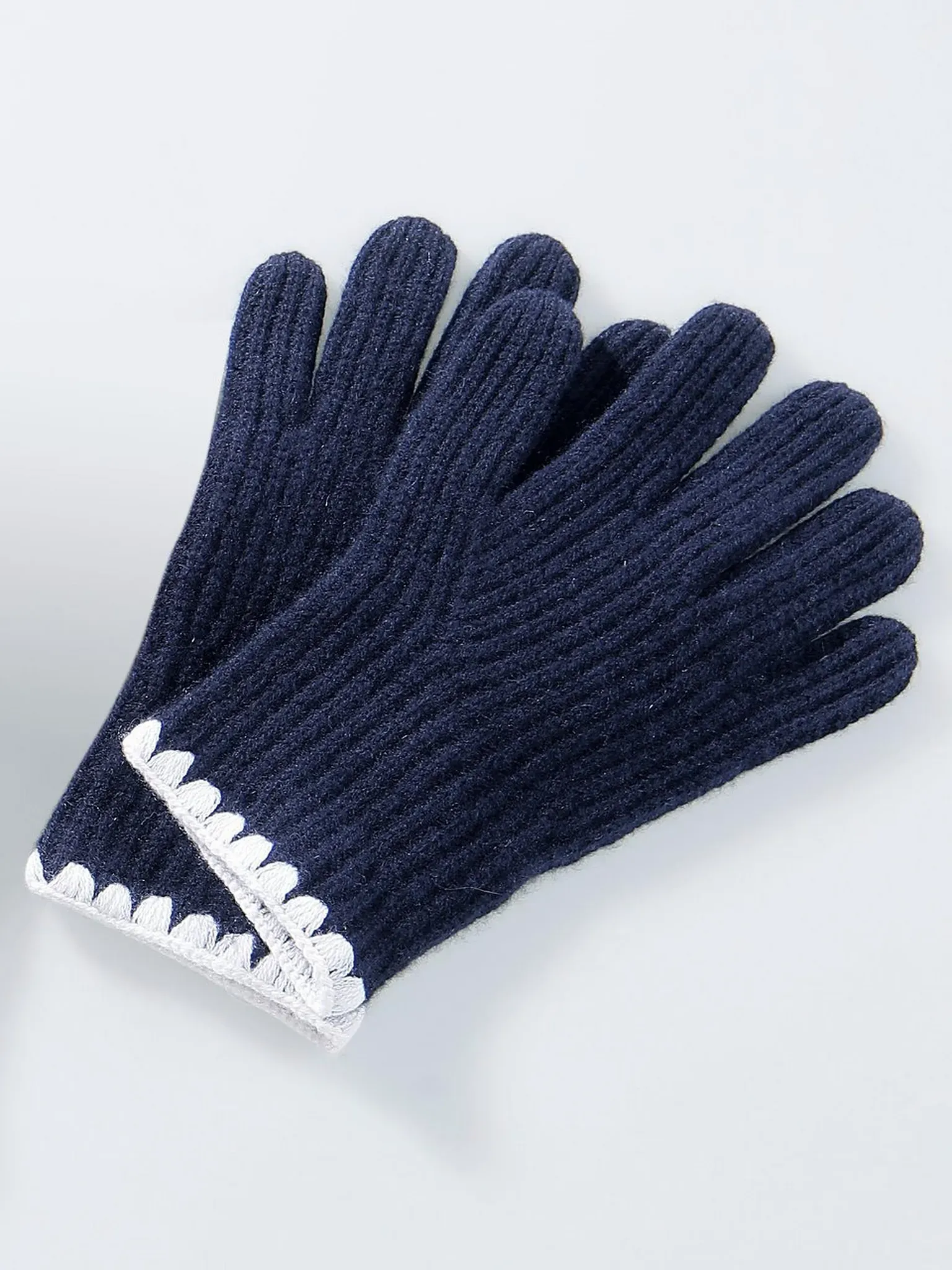 Handschuh Peter Hahn Cashmere blau