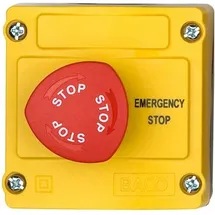 BACO LBX130009 Not-Aus-Taster im Gehäuse 240 V/AC 2.5 A 2 Öffner IP66 1 St.