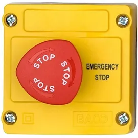 BACO LBX130009 Not-Aus-Taster im Gehäuse 240 V/AC 2.5 A 2 Öffner IP66 1 St.