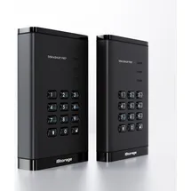 Istorage diskAshur PRO3 HDD 4TB 4 TB), Externe Festplatte, Schwarz