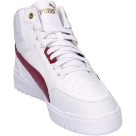 Puma Shuffle Downtown Mid Jr Gold/Rot/Weiß 36