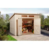 Weka Gartenhaus 325 A 2,54 x 1,94 m natur