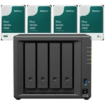 Synology Diskstation DS925+ inkl. 4 x 6 TB HDD