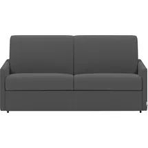 vente-unique Schlafsofa 3-Sitzer – Liegefläche: 140 cm – Matratzenhöhe: 18 cm – Stoff - Grau - CALIFE