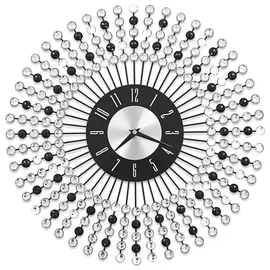 vidaXL Wanduhr 43,00 cm 5240 schwarz