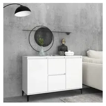 vidaXL Sideboard 104 x 70 x 35 cm Weiß