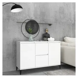 vidaXL Sideboard 104 x 70 x 35 cm Weiß