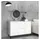 vidaXL Sideboard 104 x 70 x 35 cm Weiß