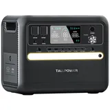 TALLPOWER Stromerzeuger V2400, 2160Wh LiFePo4 Solar Generator, 2400W AC Ausgang, UPS schwarz