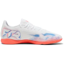 Puma Future 8 Play IT Fußballschuh für Damen und Herren, PUMA white/PUMA black/glowing Red 43