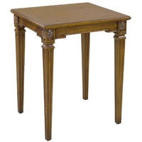 Casa Padrino Beistelltisch Luxus Barock Beistelltisch Braun 48 x 44 x H. 62 cm - Edler Mahagoni Tisch im Barockstil - Barock Mahagoni Möbel